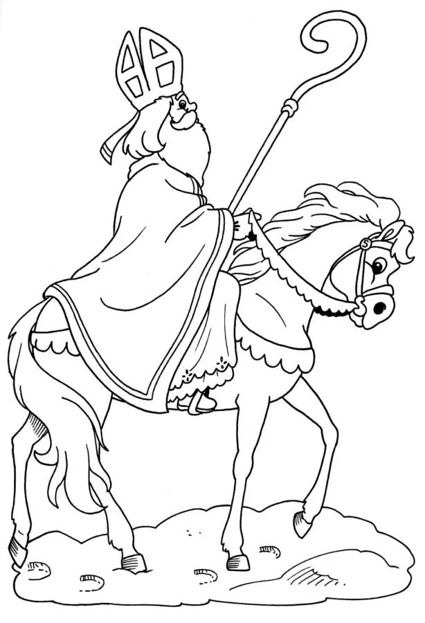 Desenhos de Sao Nicolau Para Colorir 66