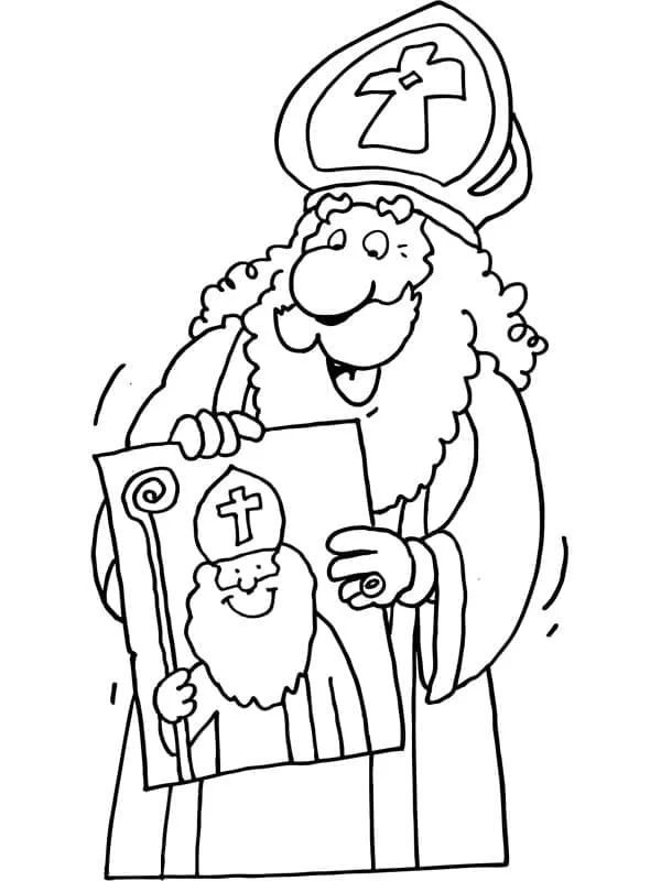 Desenhos de Sao Nicolau Para Colorir 72