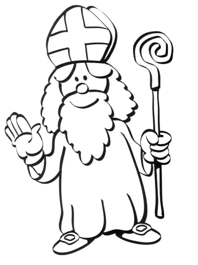Desenhos de Sao Nicolau Para Colorir 79