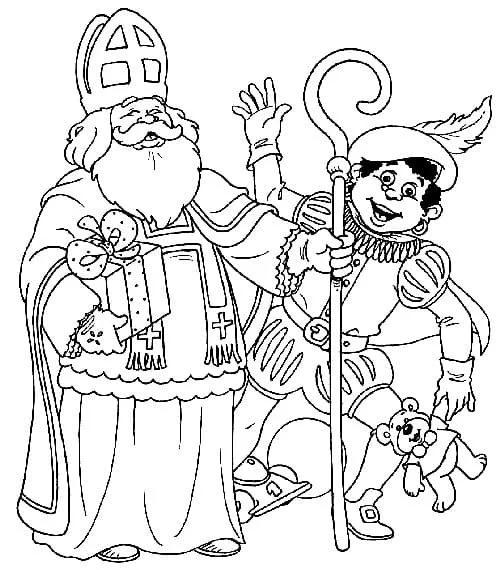 Desenhos de Sao Nicolau Para Colorir 83