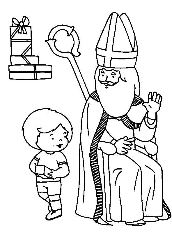 Desenhos de Sao Nicolau Para Colorir 85