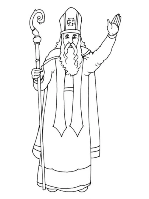 Desenhos de Sao Nicolau Para Colorir 89