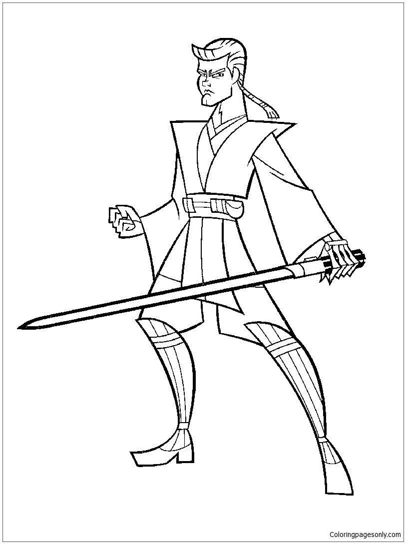 Desenhos de Personagens de Star Wars Para Colorir 132