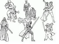 Desenhos de Personagens de Star Wars Para Colorir 226