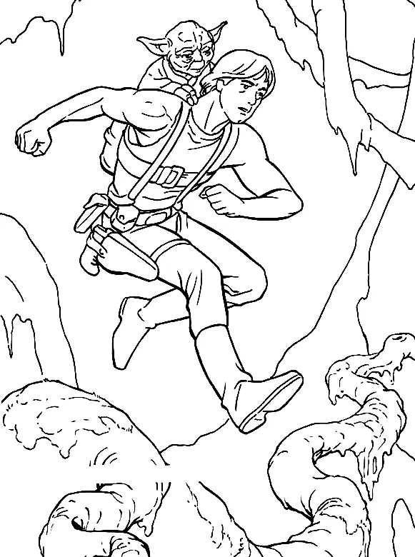 Desenhos de Personagens de Star Wars Para Colorir 26