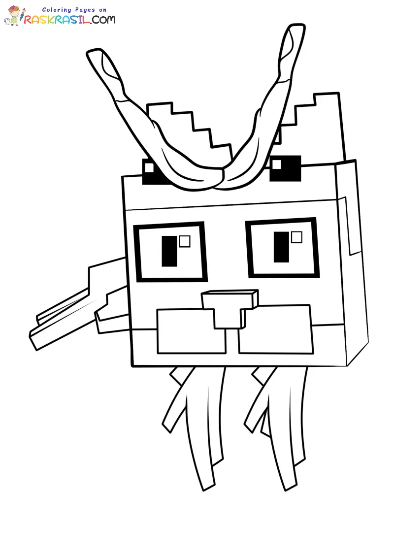 Steal a Brainrot Coloring Pages 23