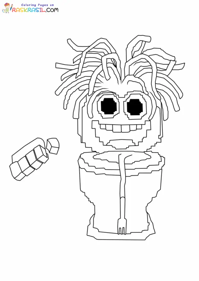 Steal a Brainrot Coloring Pages 40
