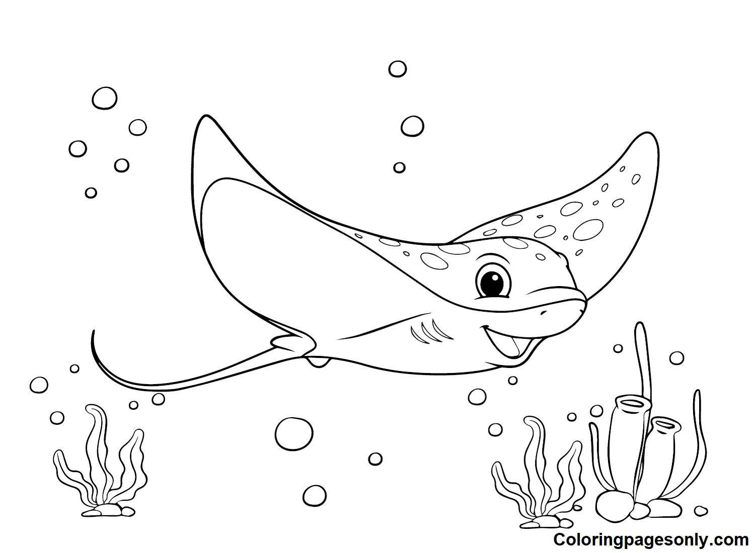 Stingray Ausmalbilder 2