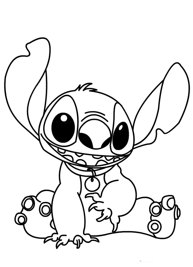 Stitch Ausmalbilder 12