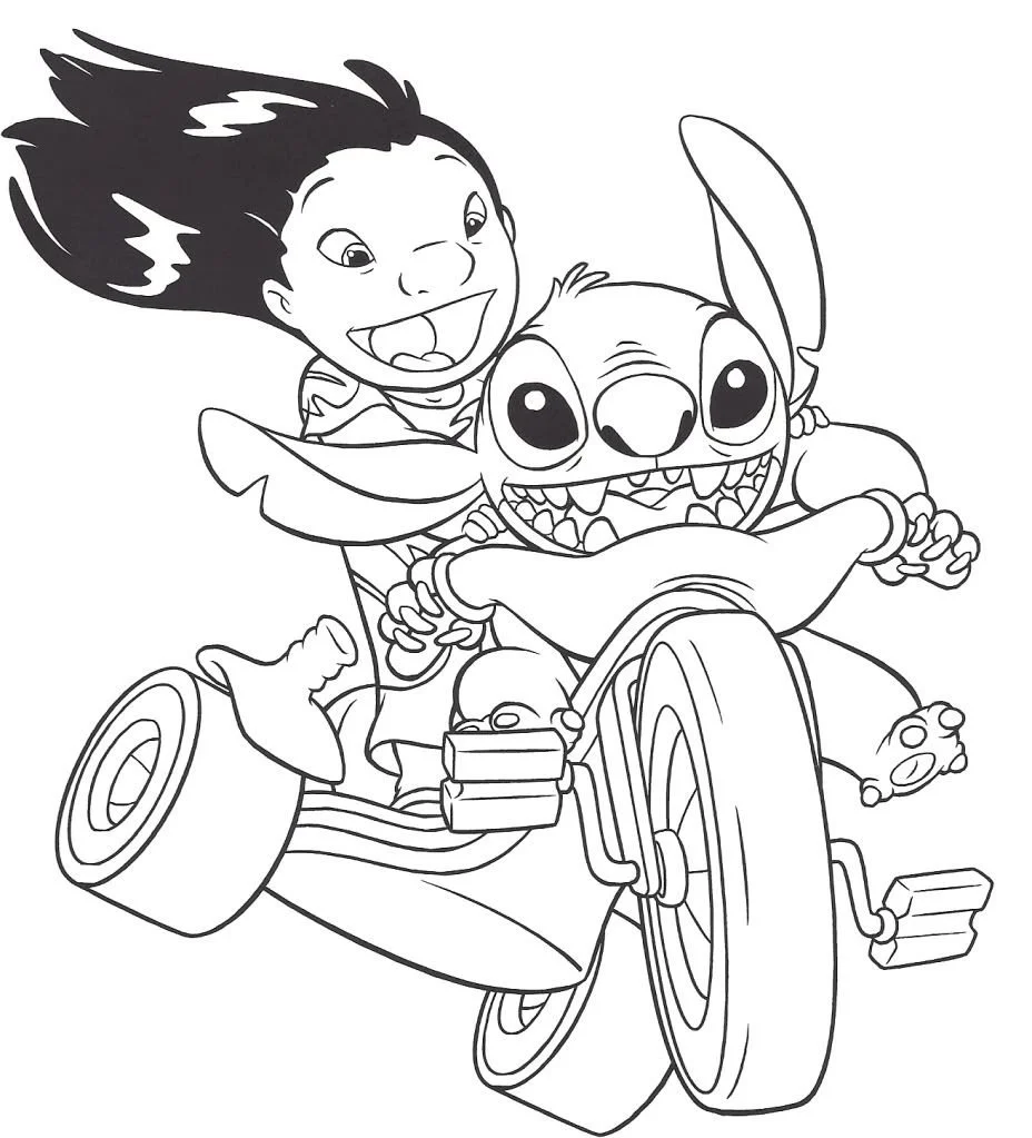 Stitch Ausmalbilder 13
