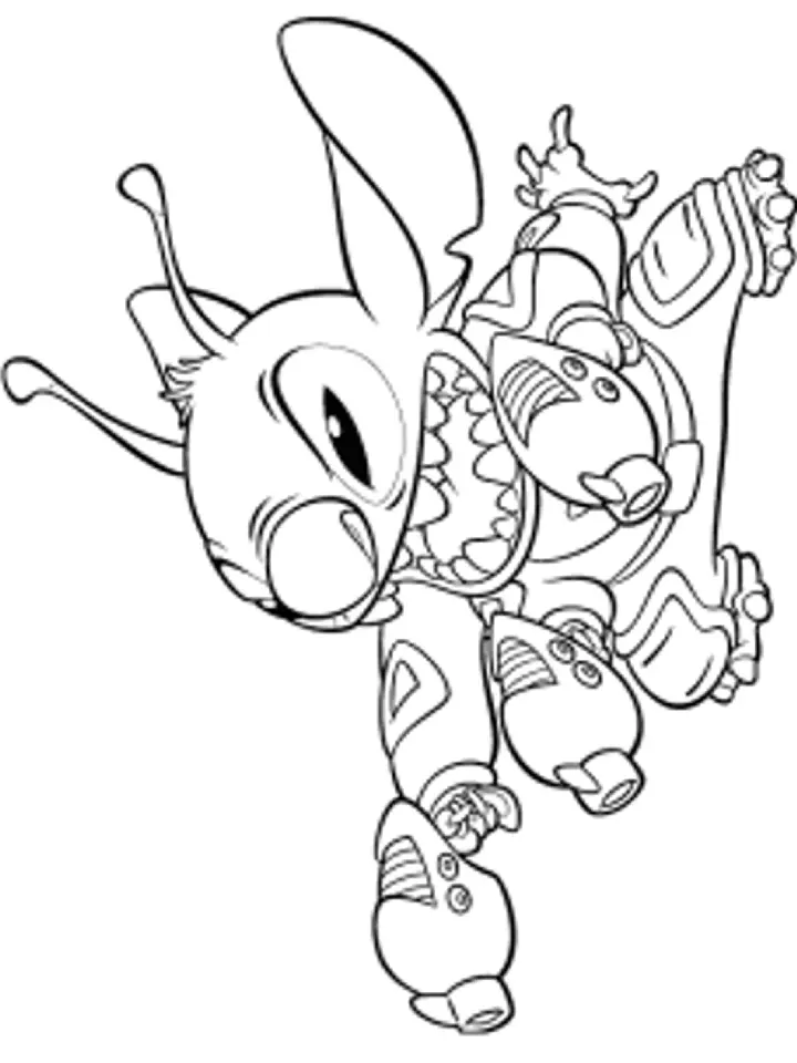 Stitch Ausmalbilder 17