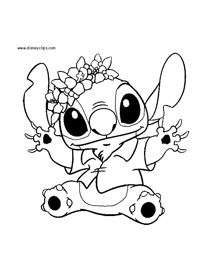 Stitch Ausmalbilder 18