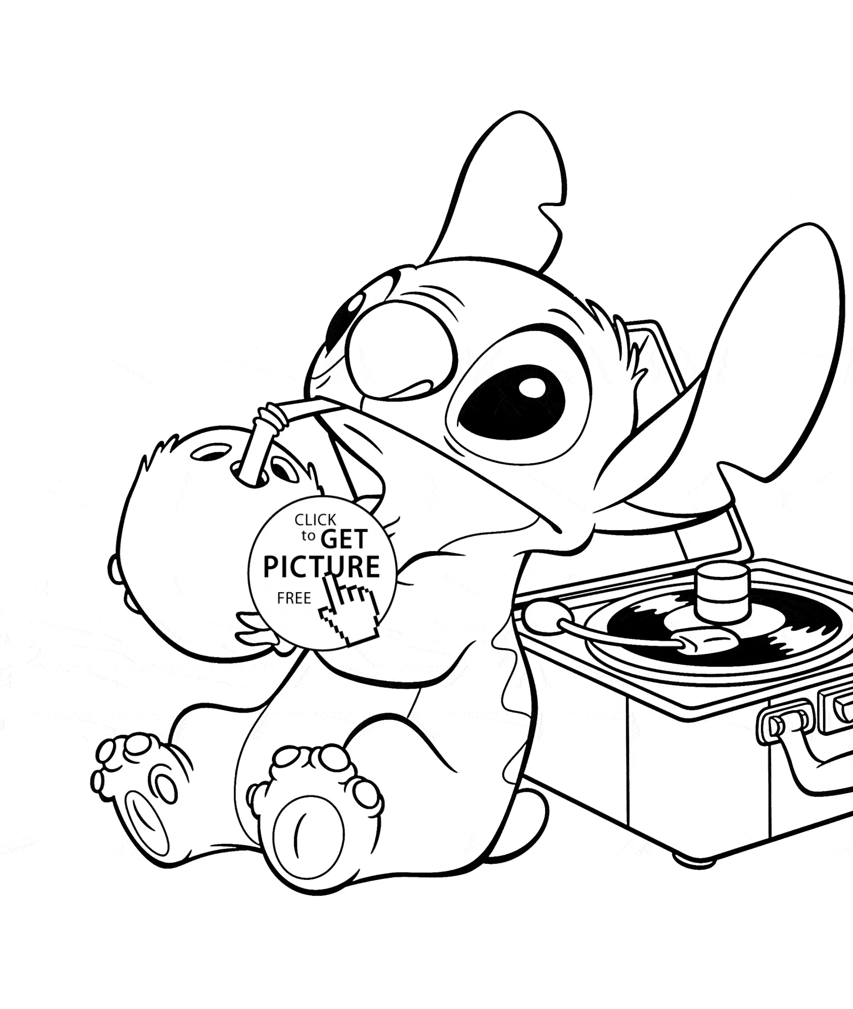 Stitch Ausmalbilder 23