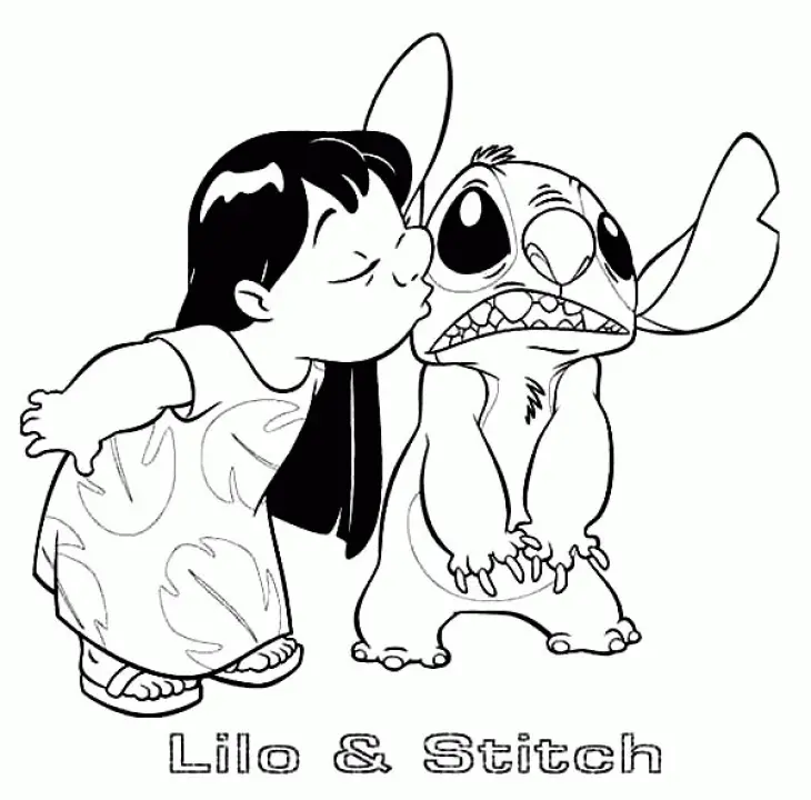Stitch Ausmalbilder 32