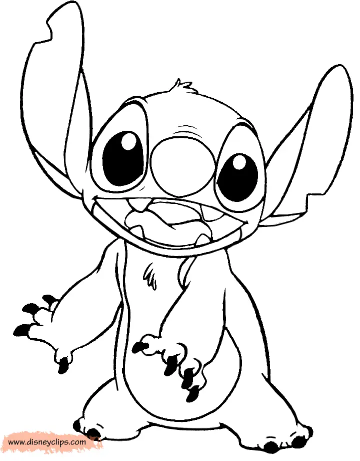 Stitch Ausmalbilder 4