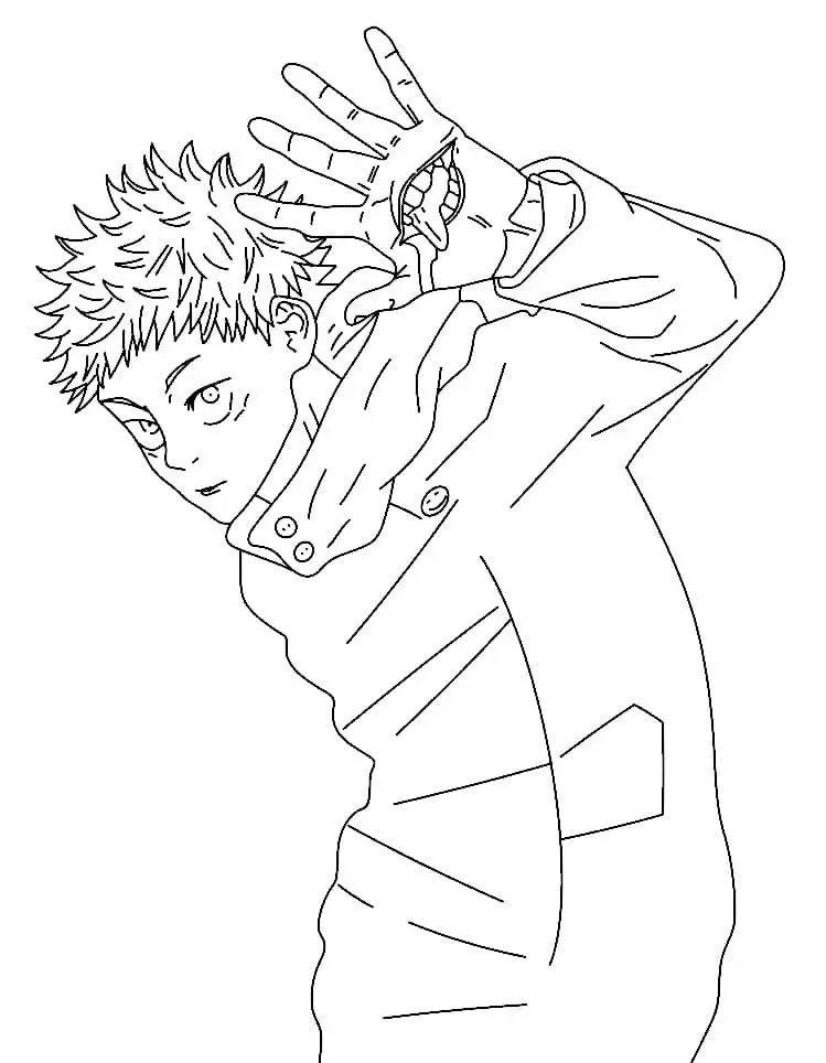 Sukuna Ausmalbilder 11