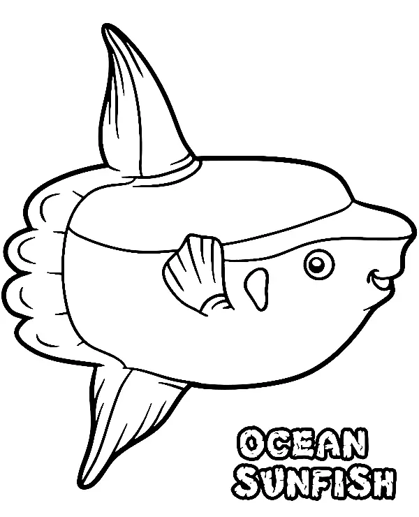 Sunfish Coloring Pages 14