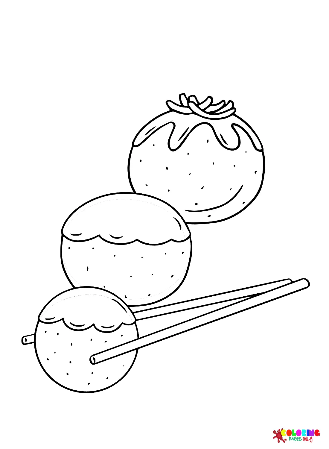 Takoyaki Coloring Pages 15