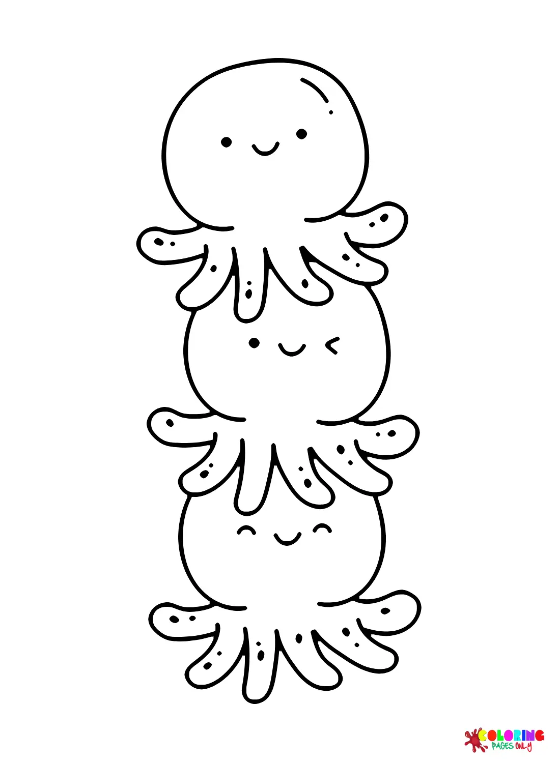 Desenhos de Takoyaki Para Colorir 2