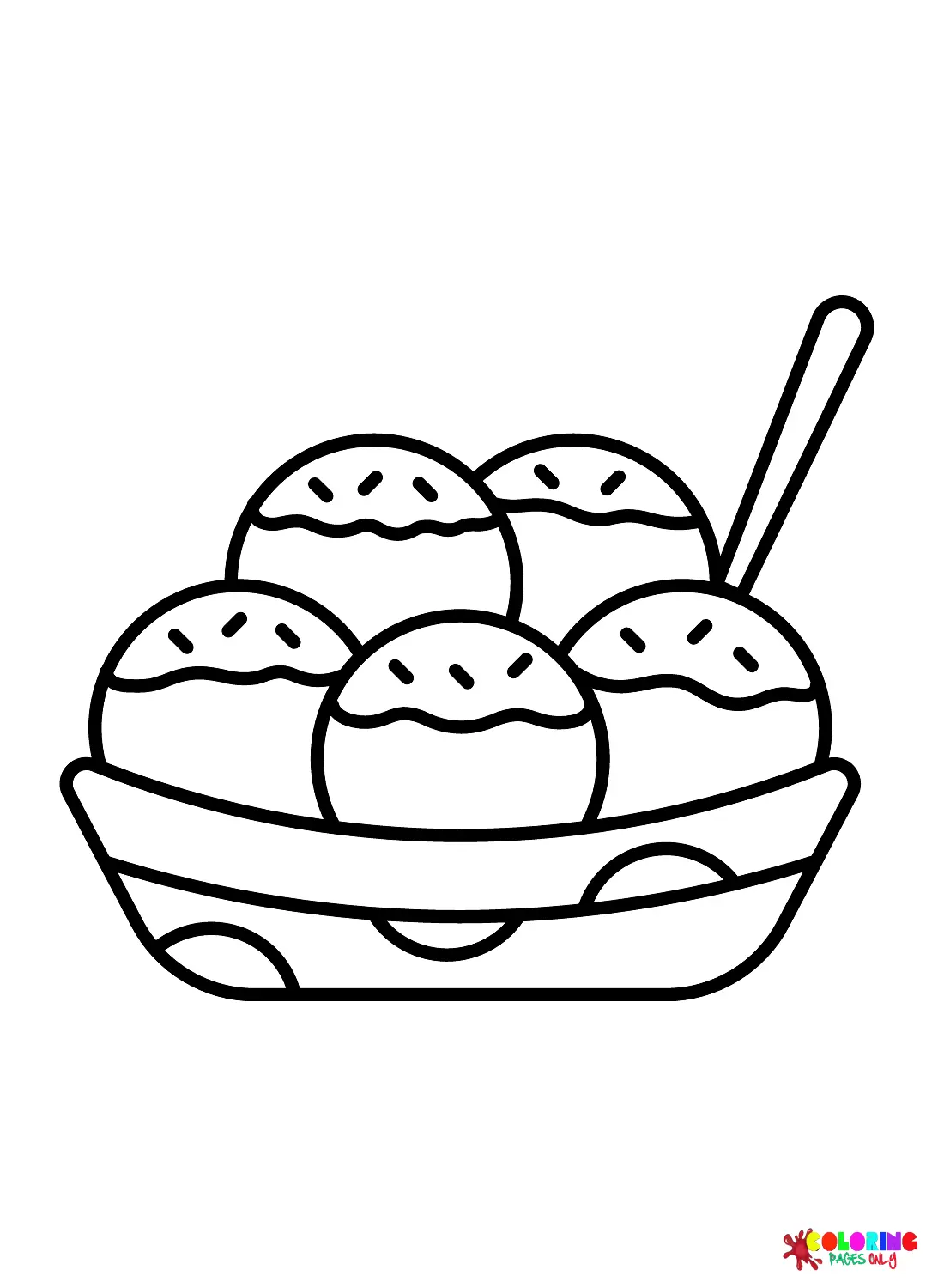 Takoyaki Coloring Pages 23