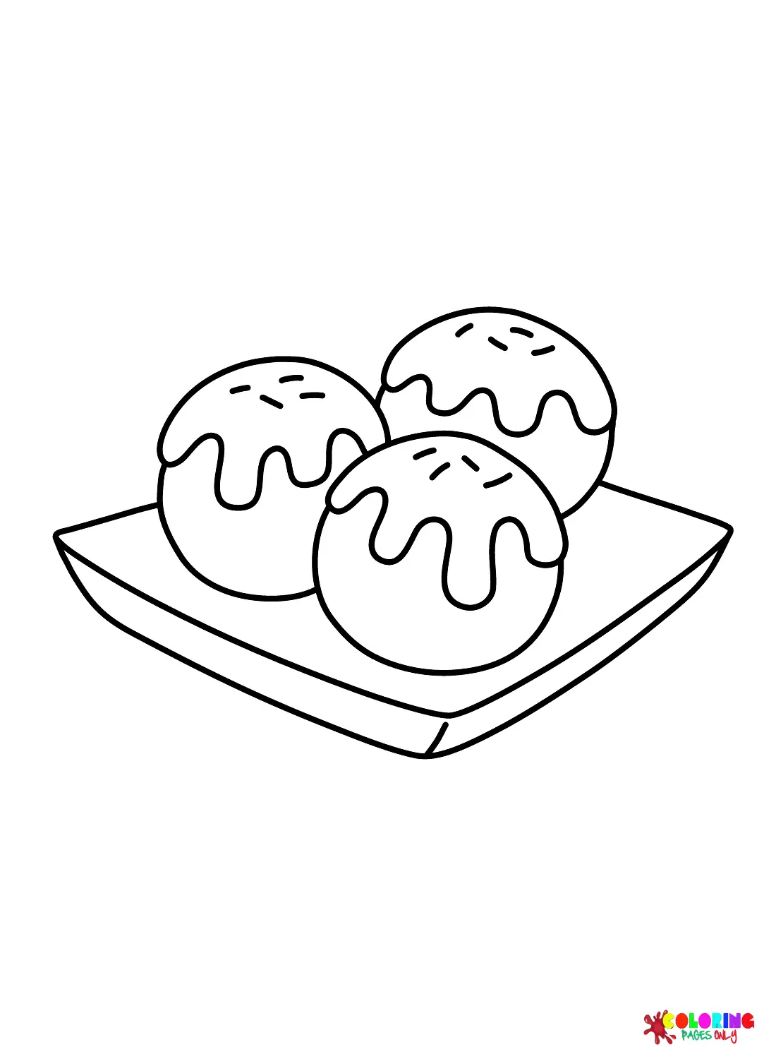 Takoyaki Coloring Pages 24