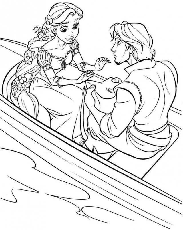 Tangled Coloring Pages 31