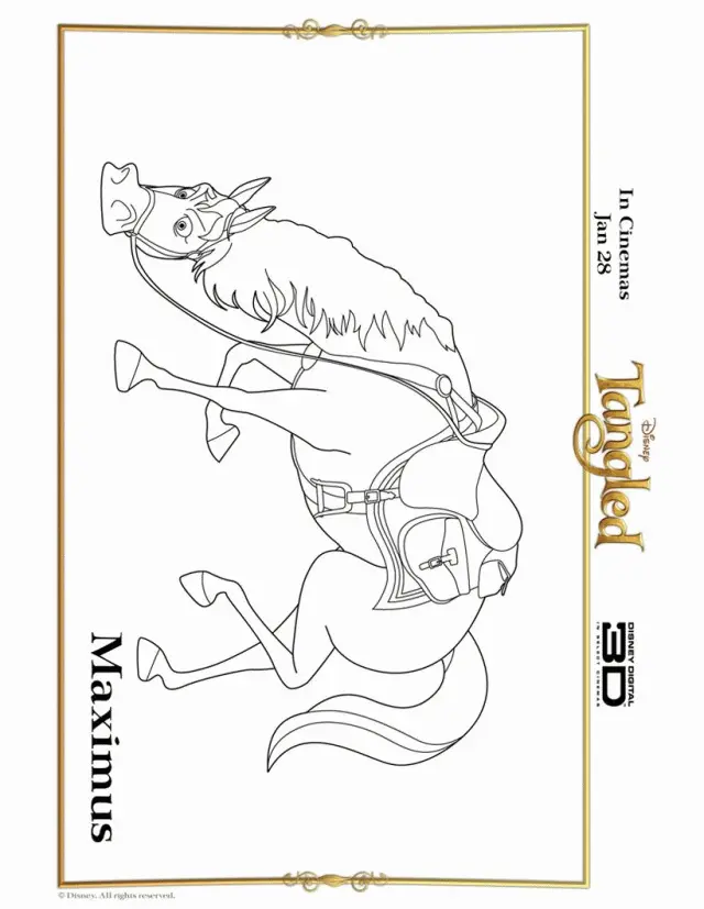 Tangled Coloring Pages 64