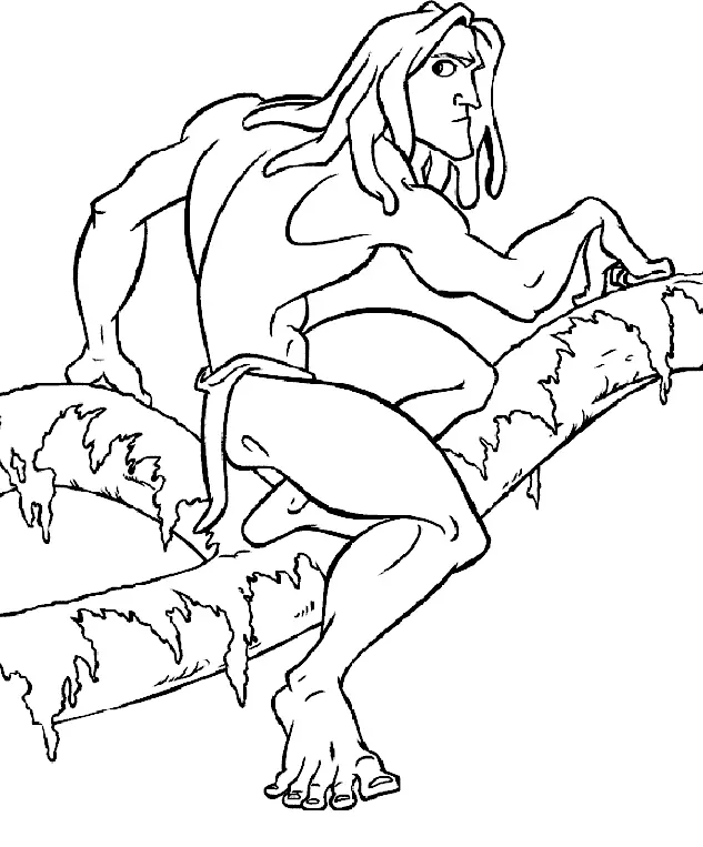 Tarzan Coloring Pages