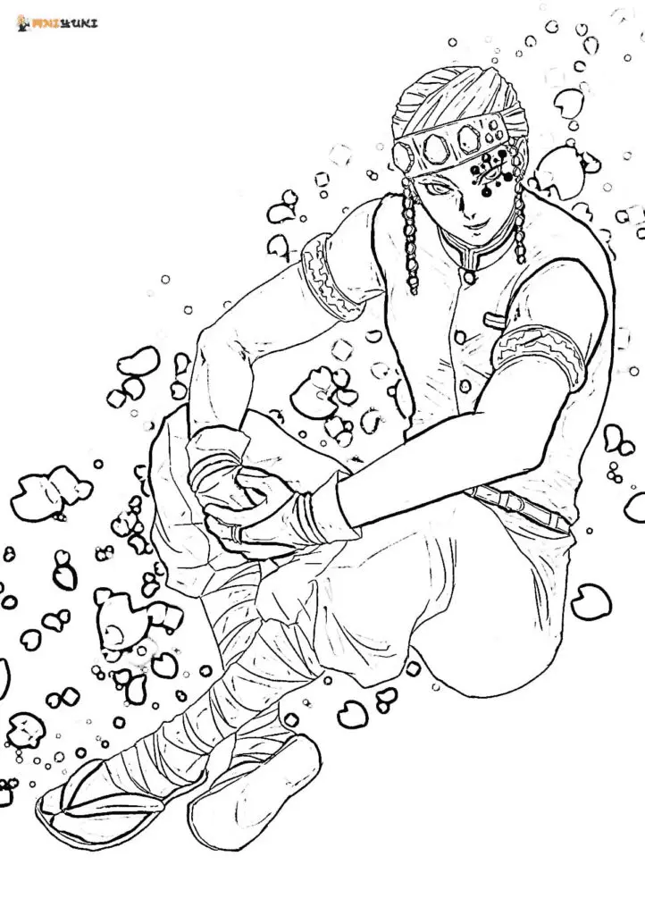 Tengen Uzui Para Colorear 30