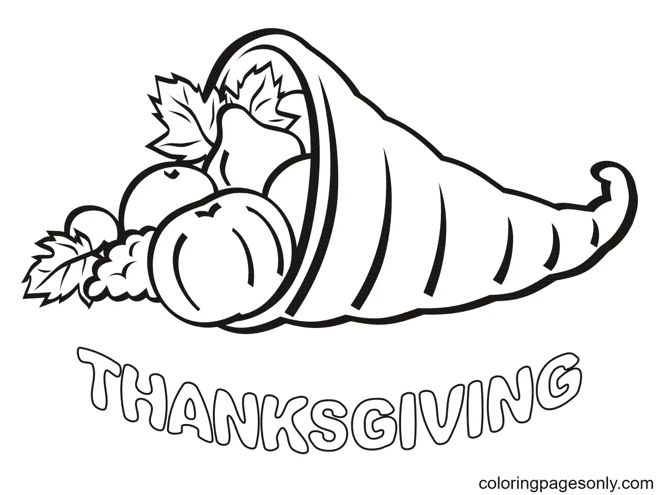 Desenhos de Thanksgiving Para Colorir 11