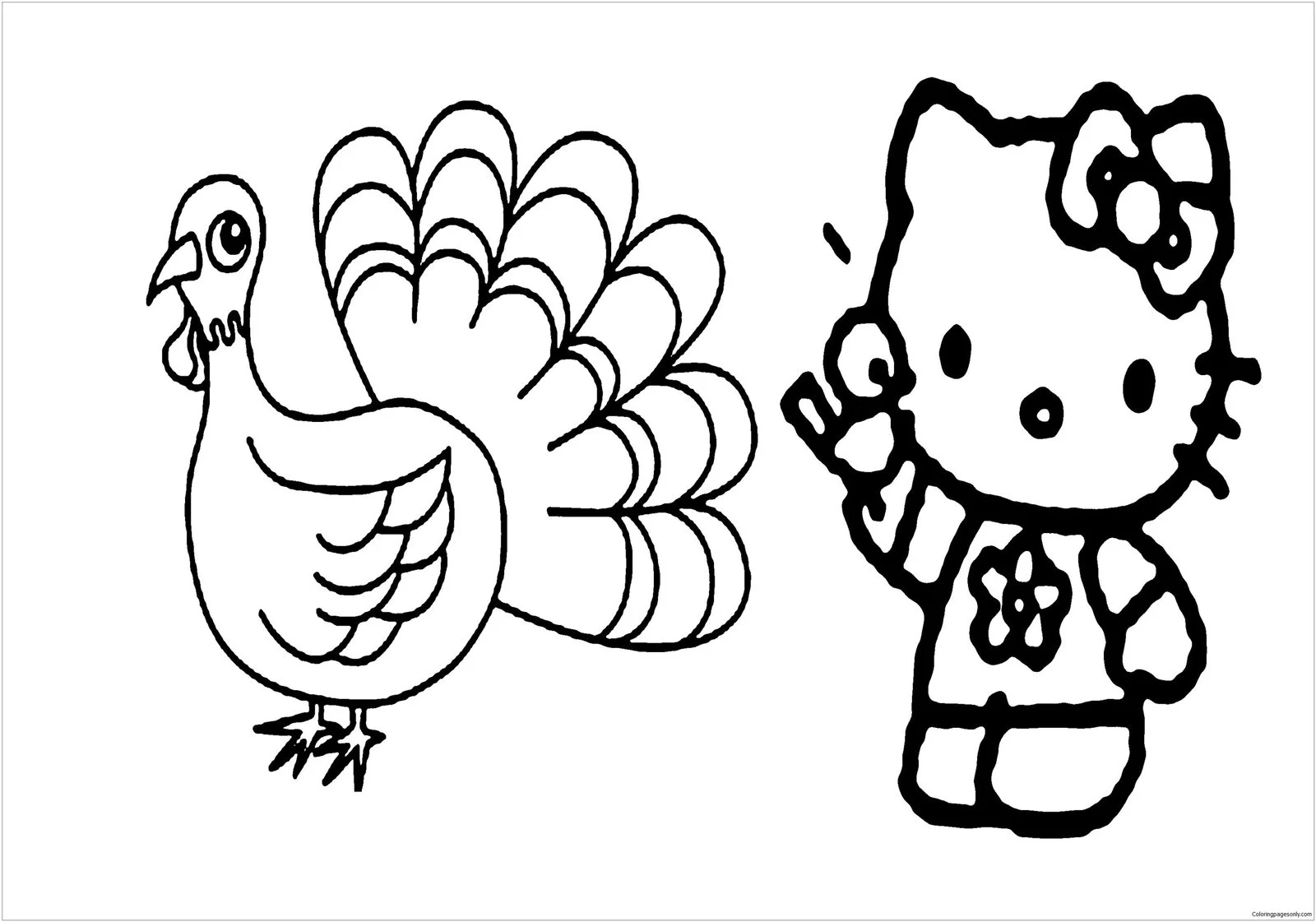 Desenhos de Thanksgiving Para Colorir 41