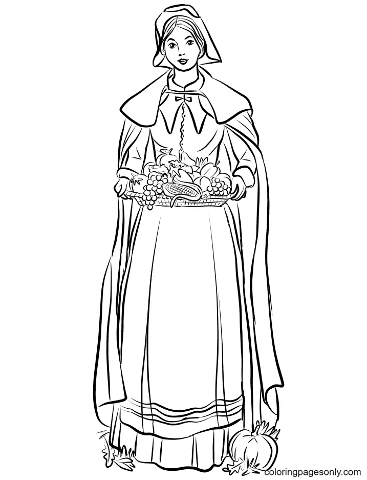 Desenhos de Thanksgiving Para Colorir 58