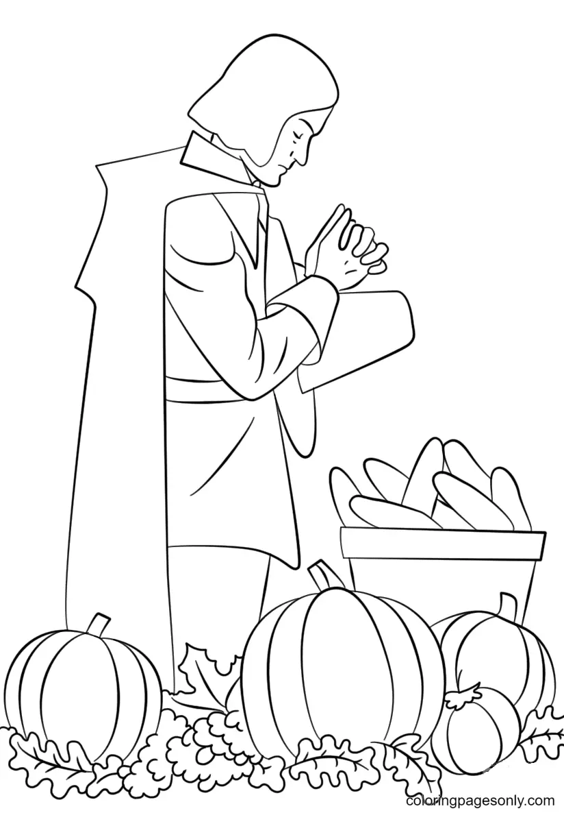 Desenhos de Thanksgiving Para Colorir 59