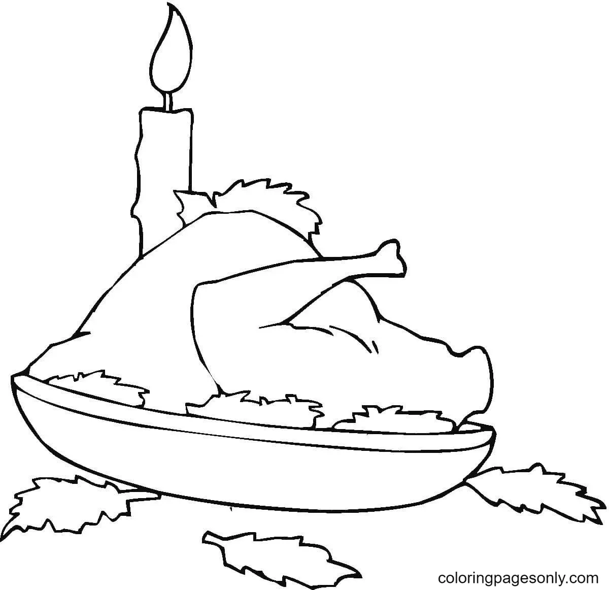 Desenhos de Thanksgiving Para Colorir 73