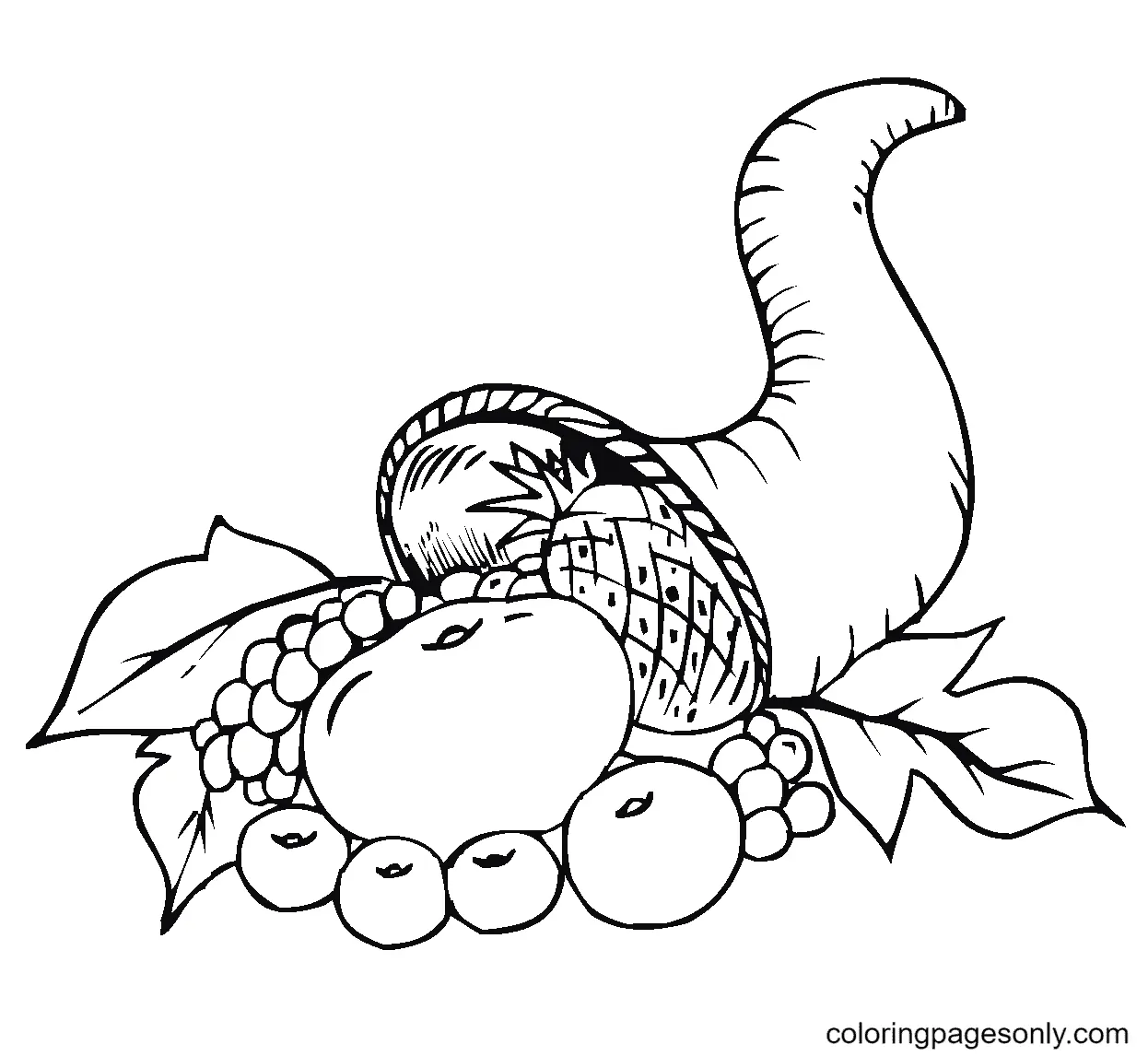 Desenhos de Thanksgiving Para Colorir 75