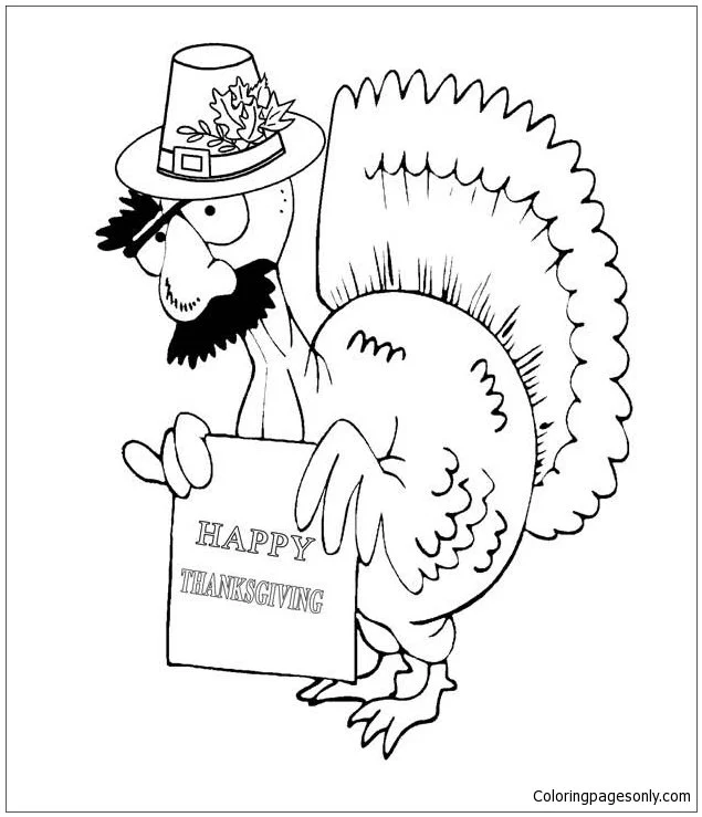 Desenhos de Thanksgiving Para Colorir 93