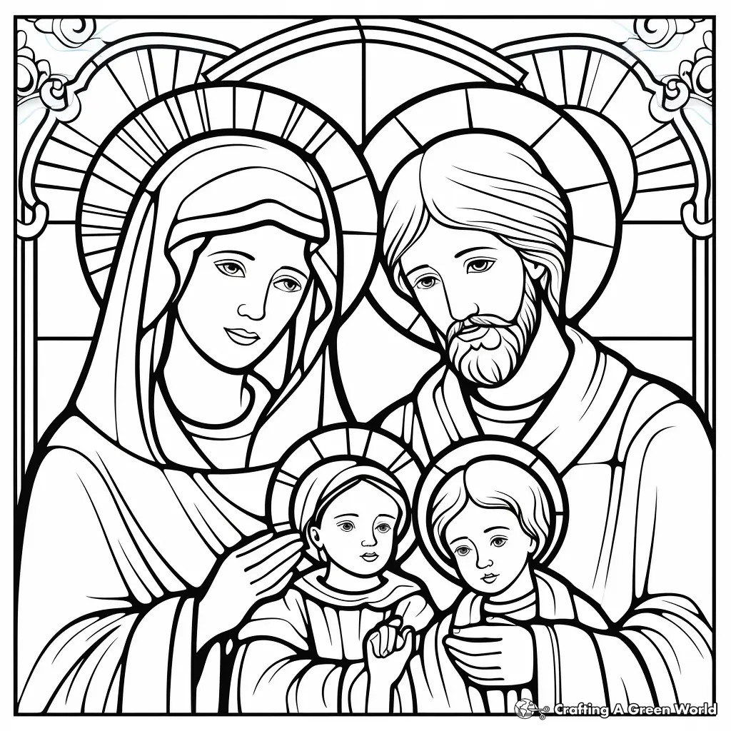 The Birth of Jesus Coloring Pages 42