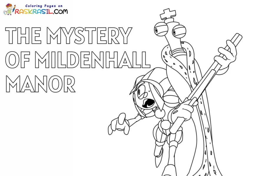 The Mystery Of Mildenhall Manor Coloring Pages 1