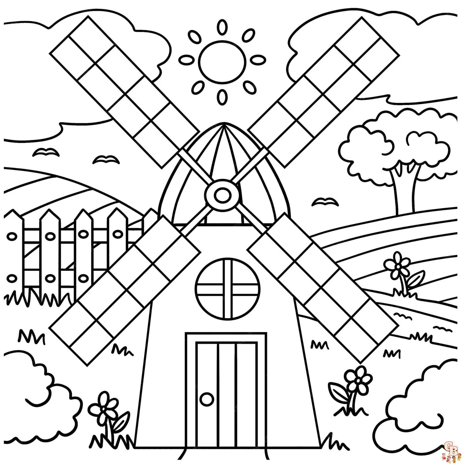 Die Niederlande Ausmalbilder 14