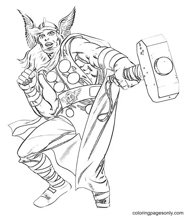Thor Ausmalbilder 37