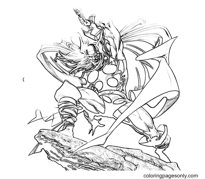 Thor Ausmalbilder 41