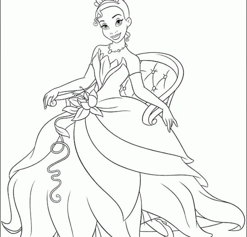Tiana Ausmalbilder