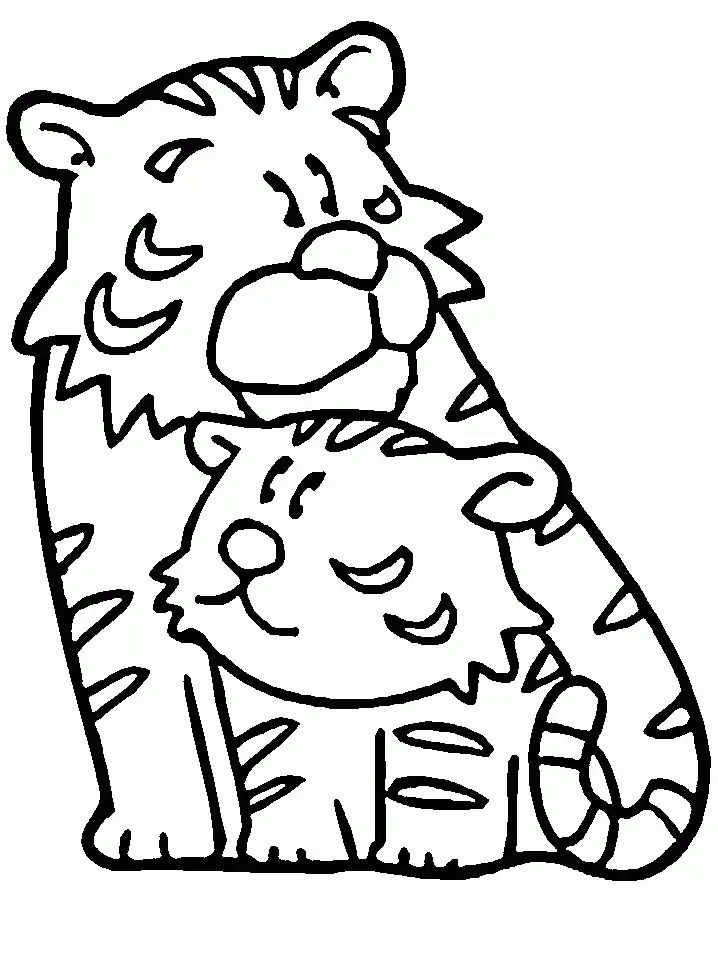 Tiger Ausmalbilder 15