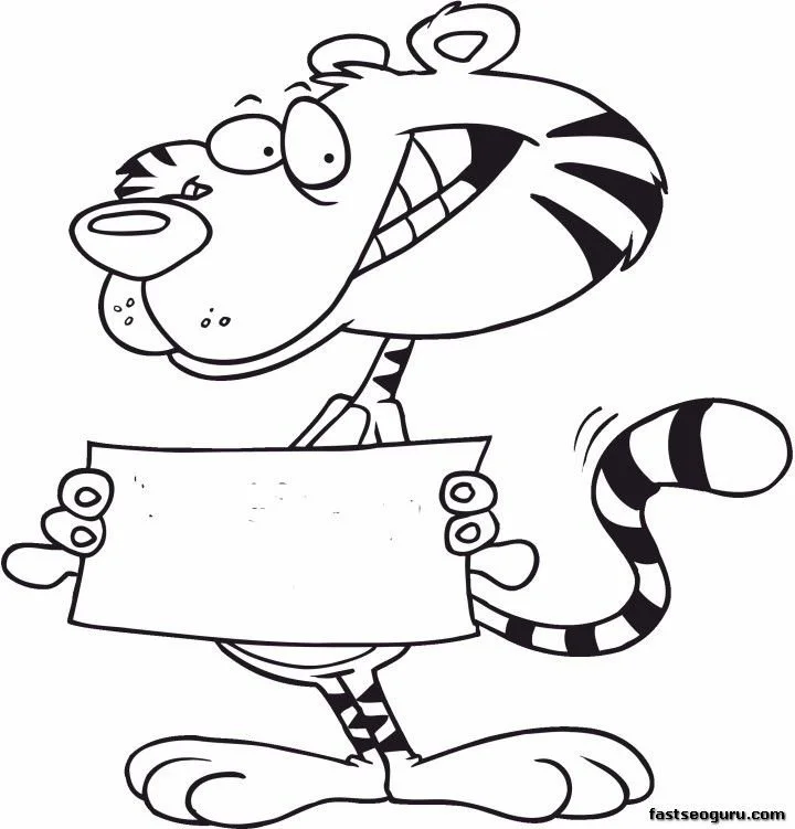 Tiger Ausmalbilder 86