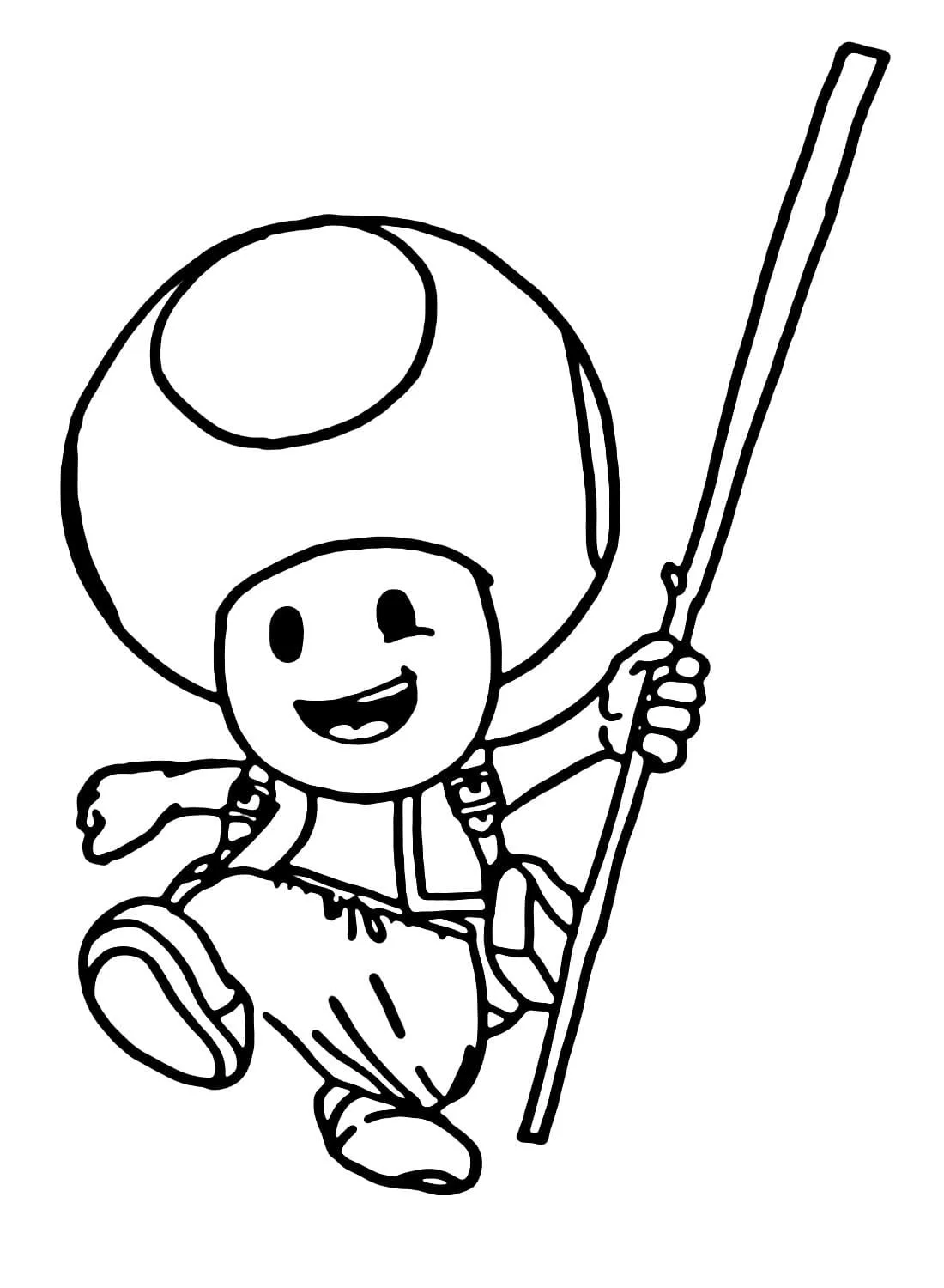 Toad Mario Coloring Pages 18