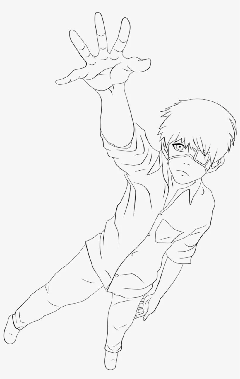 Desenhos de Tokyo Ghoul Para Colorir 4