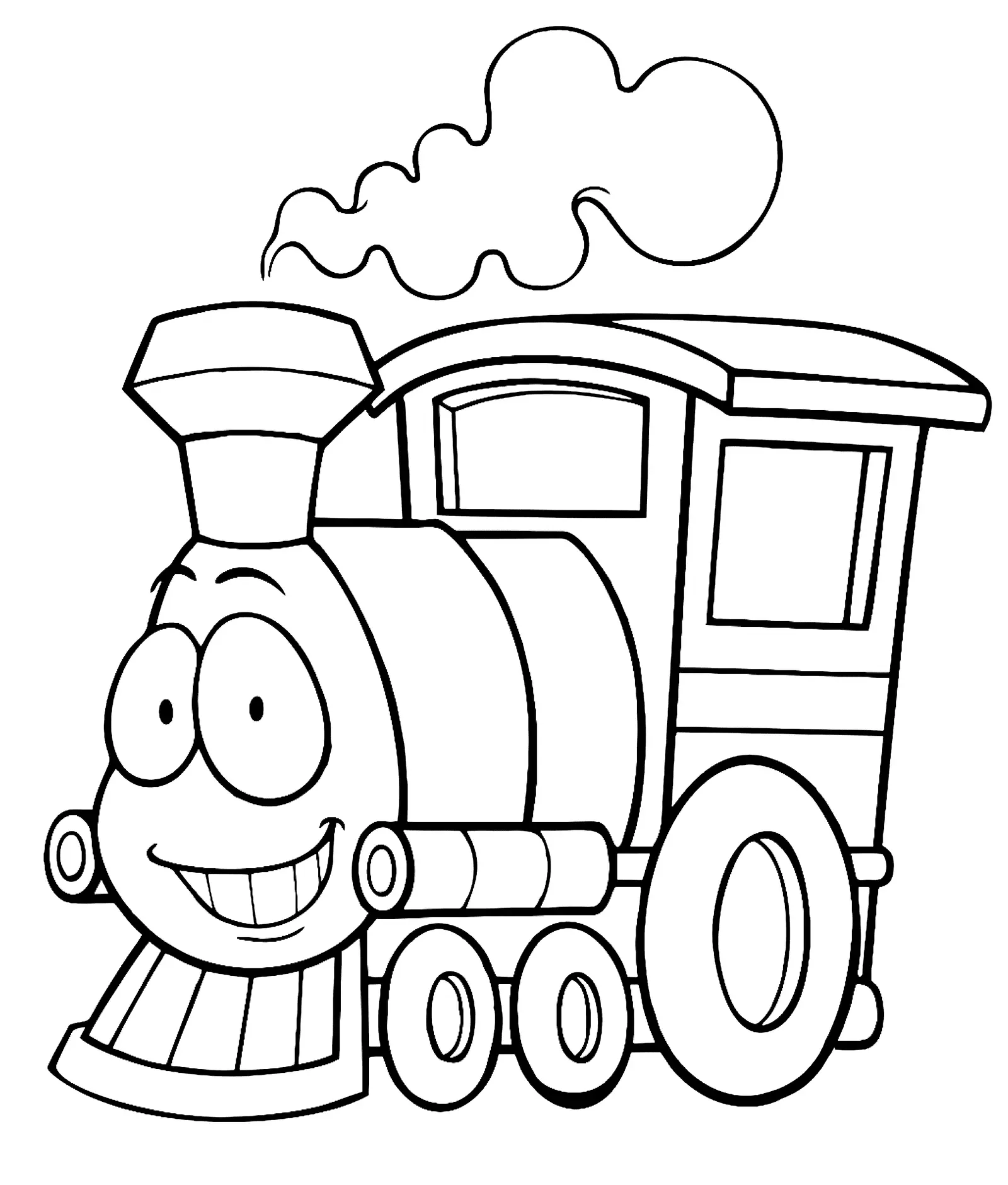 Trenes Para Colorear 17