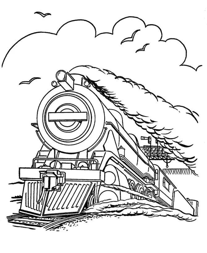 Trenes Para Colorear 25