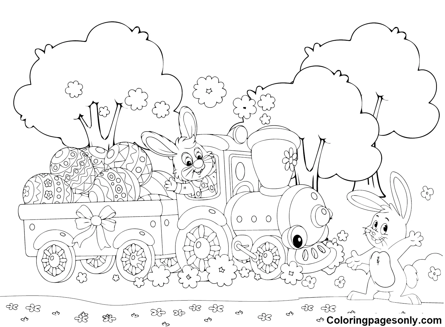 Trenes Para Colorear 61