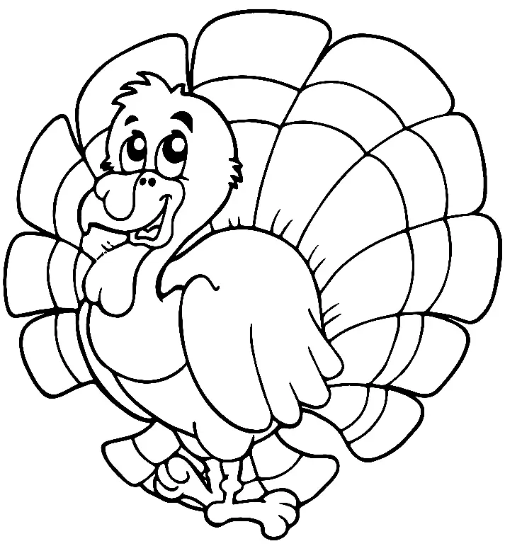 Pavo Para Colorear 83